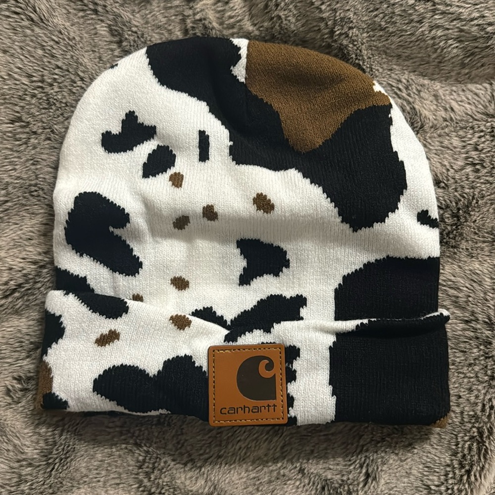 Carhartt Cow Print Beanie